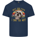 Best Dog Ever I Shih Tzu Not Funny Kids T-Shirt Childrens Navy Blue
