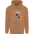 Best Dog Ever I Shih Tzu Not Funny Mens 80% Cotton Hoodie Caramel Latte
