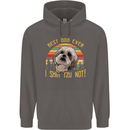 Best Dog Ever I Shih Tzu Not Funny Mens 80% Cotton Hoodie Charcoal
