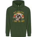 Best Dog Ever I Shih Tzu Not Funny Mens 80% Cotton Hoodie Forest Green