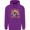 Best Dog Ever I Shih Tzu Not Funny Mens 80% Cotton Hoodie Purple