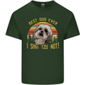 Best Dog Ever I Shih Tzu Not Funny Mens Cotton T-Shirt Tee Top Forest Green