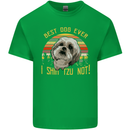 Best Dog Ever I Shih Tzu Not Funny Mens Cotton T-Shirt Tee Top Irish Green