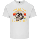 Best Dog Ever I Shih Tzu Not Funny Mens Cotton T-Shirt Tee Top White