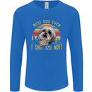 Best Dog Ever I Shih Tzu Not Funny Mens Long Sleeve T-Shirt Royal Blue