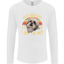 Best Dog Ever I Shih Tzu Not Funny Mens Long Sleeve T-Shirt White