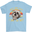 Best Dog Ever I Shih Tzu Not Funny Mens T-Shirt Cotton Gildan Light Blue