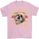 Best Dog Ever I Shih Tzu Not Funny Mens T-Shirt Cotton Gildan Light Pink