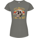 Best Dog Ever I Shih Tzu Not Funny Womens Petite Cut T-Shirt Charcoal