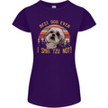 Best Dog Ever I Shih Tzu Not Funny Womens Petite Cut T-Shirt Purple