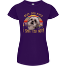 Best Dog Ever I Shih Tzu Not Funny Womens Petite Cut T-Shirt Purple