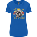 Best Dog Ever I Shih Tzu Not Funny Womens Wider Cut T-Shirt Royal Blue
