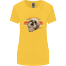 Best Dog Ever I Shih Tzu Not Funny Womens Wider Cut T-Shirt Yellow