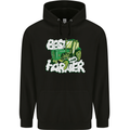 Best Farmer Ever Fathers Day Farming Childrens Kids Hoodie Black