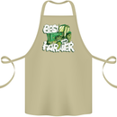 Best Farmer Ever Fathers Day Farming Cotton Apron 100% Organic Khaki