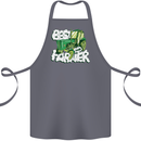 Best Farmer Ever Fathers Day Farming Cotton Apron 100% Organic Steel