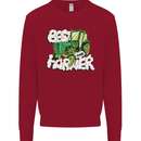 Best Farmer Ever Fathers Day Farming Kids Sweatshirt Jumper Red