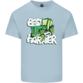 Best Farmer Ever Fathers Day Farming Kids T-Shirt Childrens Light Blue