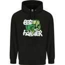 Best Farmer Ever Fathers Day Farming Mens 80% Cotton Hoodie Black