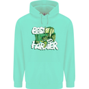 Best Farmer Ever Fathers Day Farming Mens 80% Cotton Hoodie Peppermint