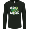 Best Farmer Ever Fathers Day Farming Mens Long Sleeve T-Shirt Black