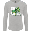 Best Farmer Ever Fathers Day Farming Mens Long Sleeve T-Shirt Sports Grey