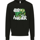 Best Farmer Ever Fathers Day Farming Mens Sweatshirt Jumper Black