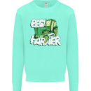 Best Farmer Ever Fathers Day Farming Mens Sweatshirt Jumper Peppermint