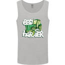 Best Farmer Ever Fathers Day Farming Mens Vest Tank Top Sports Grey