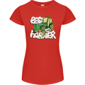 Best Farmer Ever Fathers Day Farming Womens Petite Cut T-Shirt Red