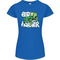 Best Farmer Ever Fathers Day Farming Womens Petite Cut T-Shirt Royal Blue