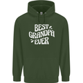 Best Grandpa Ever Grandparents Day Childrens Kids Hoodie Forest Green