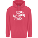 Best Grandpa Ever Grandparents Day Childrens Kids Hoodie Heliconia