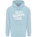 Best Grandpa Ever Grandparents Day Childrens Kids Hoodie Light Blue