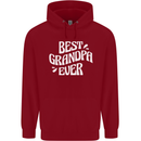 Best Grandpa Ever Grandparents Day Childrens Kids Hoodie Red