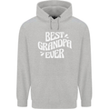 Best Grandpa Ever Grandparents Day Childrens Kids Hoodie Sports Grey