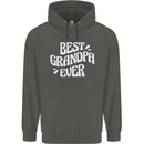 Best Grandpa Ever Grandparents Day Childrens Kids Hoodie Storm Grey