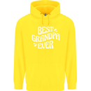 Best Grandpa Ever Grandparents Day Childrens Kids Hoodie Yellow