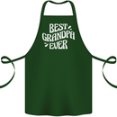Best Grandpa Ever Grandparents Day Cotton Apron 100% Organic Forest Green