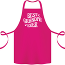 Best Grandpa Ever Grandparents Day Cotton Apron 100% Organic Pink