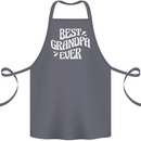 Best Grandpa Ever Grandparents Day Cotton Apron 100% Organic Steel