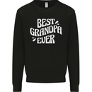 Best Grandpa Ever Grandparents Day Kids Sweatshirt Jumper Black