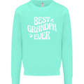 Best Grandpa Ever Grandparents Day Kids Sweatshirt Jumper Peppermint