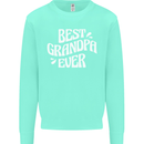 Best Grandpa Ever Grandparents Day Kids Sweatshirt Jumper Peppermint