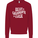 Best Grandpa Ever Grandparents Day Kids Sweatshirt Jumper Red