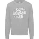 Best Grandpa Ever Grandparents Day Kids Sweatshirt Jumper Sports Grey