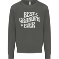 Best Grandpa Ever Grandparents Day Kids Sweatshirt Jumper Storm Grey