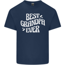 Best Grandpa Ever Grandparents Day Kids T-Shirt Childrens Navy Blue