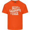 Best Grandpa Ever Grandparents Day Kids T-Shirt Childrens Orange