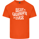 Best Grandpa Ever Grandparents Day Kids T-Shirt Childrens Orange